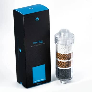 Pure Filter Filtro universal de estágios para chuveiro, purificador de água para banheiro, remove cloro e flúor, filtro de chuveiro