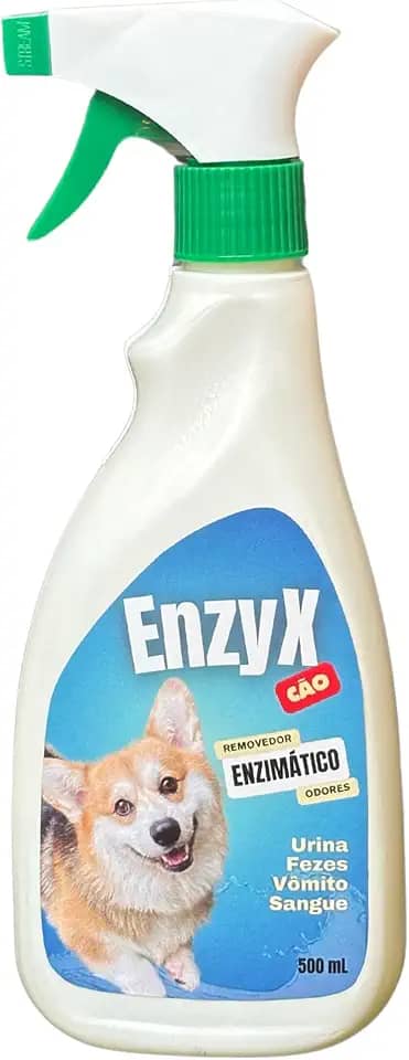 EnzyX CÃO Removedor Enzimático de Odores Pet, Spray 500ml, Remove Urina, Fezes e Vômito
