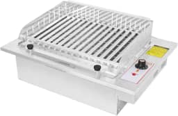 Churrasqueira Elétrica de Embutir com Grelha Argetina, Sem fumaça, Inox, 110v ou 220v (220v)