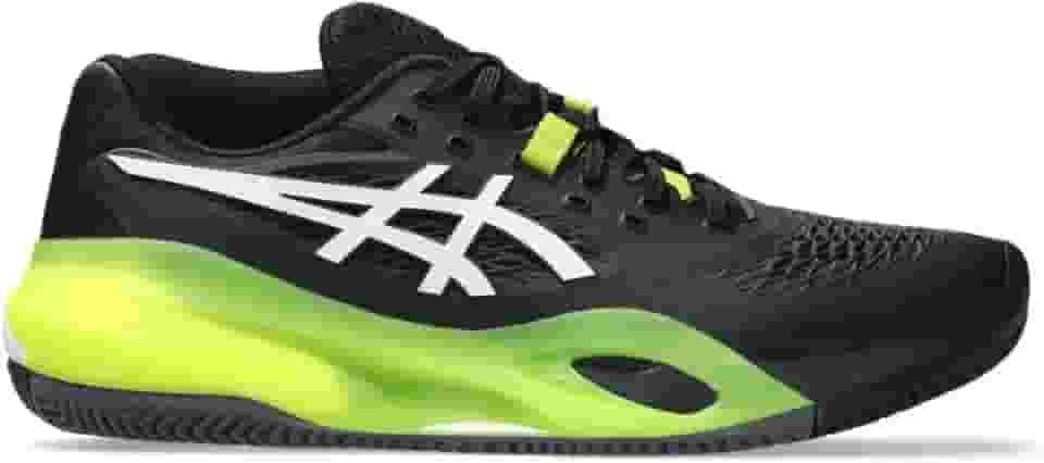 Tênis ASICS Gel-Resolution X Clay (Saibro) Masculino Preto e Verde Limão