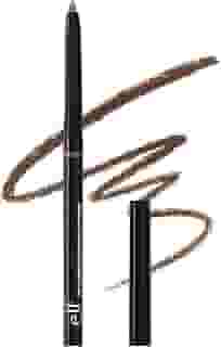 elf, Delineador Retrátil No Budge, Cremoso, Ultra-Pigmentado, Longa Duração, Melhora, Define, Intensifica, Negrito, Marrom, Uso o dia todo, 0,006 Onça