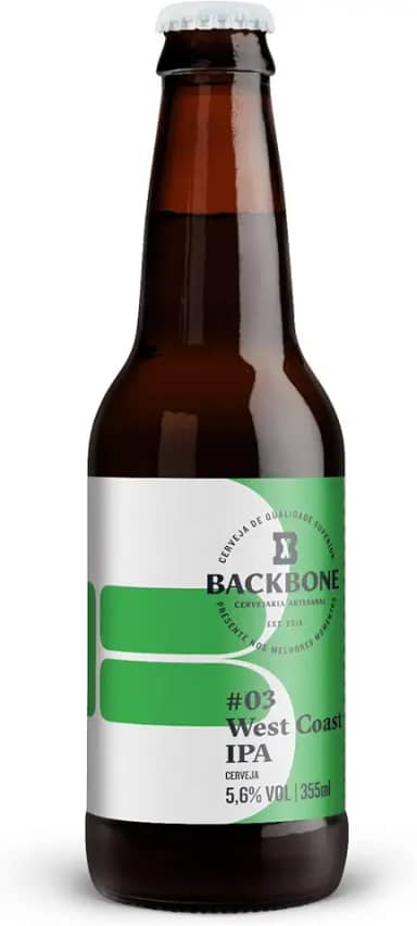 Cerveja West Coast Backbone IPA 355ml