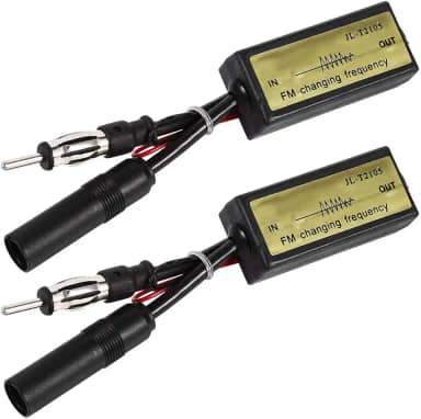 Expansor de banda FM para carro, 2 unidades, expansor de banda FM de rádio para carros japoneses