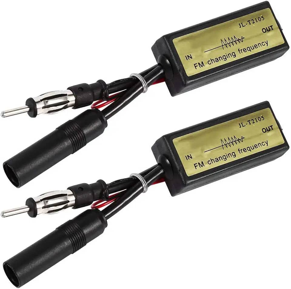 Expansor de banda FM para carro, 2 unidades, expansor de banda FM de rádio para carros japoneses