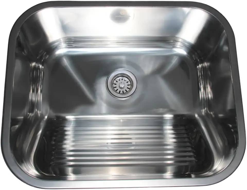 Tanque Lavanderia 55x45 Aço Inoxidavel 304 Premium Polido