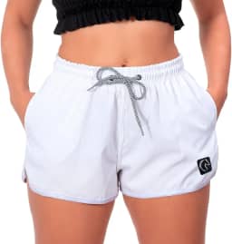 Short Feminino Academia Tactel Básico com Bolsos Laterais Uso Casual ou Treino Soltinho Secagem Rápida