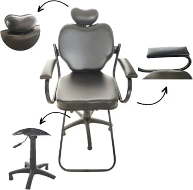 Cadeira Salão beleza Cabelereira Barbeiro Henvifer