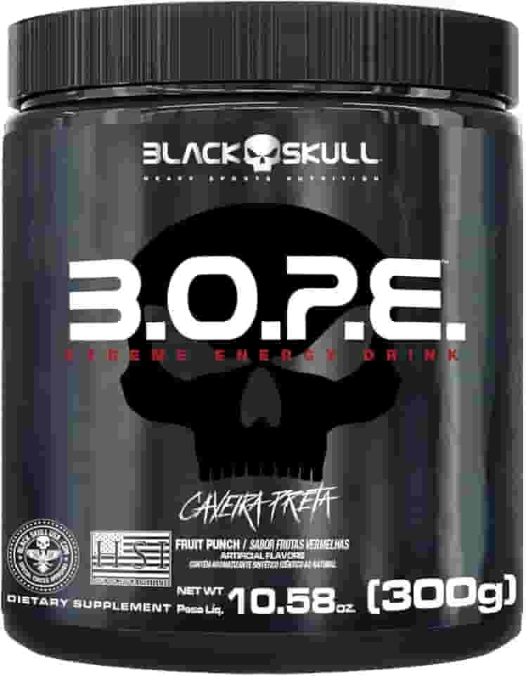 B.O.P.E Pré Treino - 300G Frutas Vermelhas - Black Skull, Black Skull