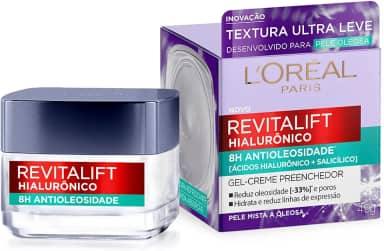 L’Oréal Paris Gel Creme Hidratante Antioleosidade L'Oréal Paris Revitalif Hialurônico 49G