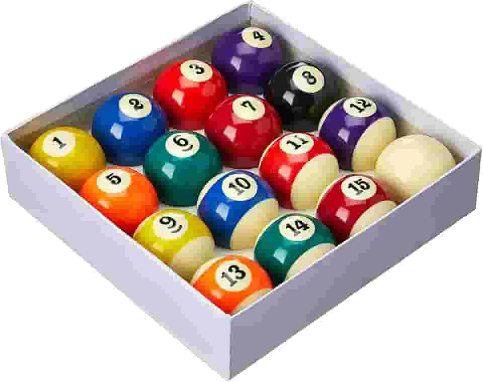 Jogo Bolas Bilhar Sinuca 52mm Numeradas Branca 54mm