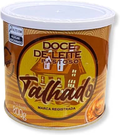 Doce de Leite Talhado Pastoso 800g - Autêntico Sabor Caseiro de Minas Gerais, Cremoso, Perfeito para Sobremesas, Lanches e Receitas Especiais, Ideal para Café da Manhã, Cafeterias, Padarias e Gourmet