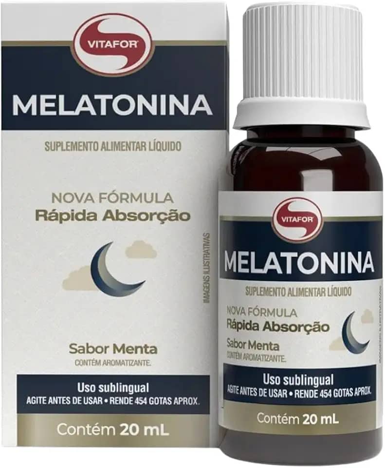 Melatonina Sublingual Rapida Absorção Vitafor 20ml