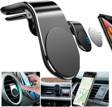 Suporte de Celular Magnético Veicular Universal Giratório 360 Com Imã Para Uber Táxi Carro