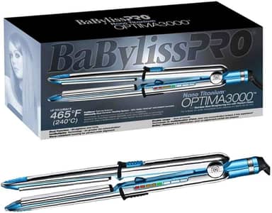 Prancha Super Nano Titanium Babyliss Pro Optima3000 1 + 1/4