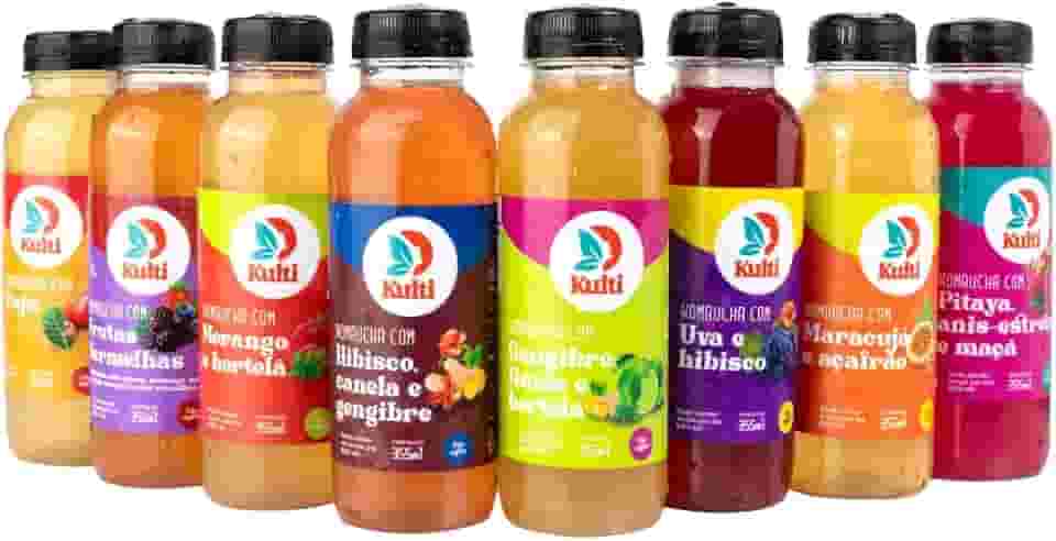 Kombucha Kit Mix (caixa c/ 12) 355ml Kult