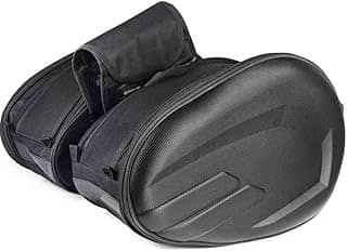 Alforge Para Moto 58l Lateral Rigida Premium Luxo + Capas