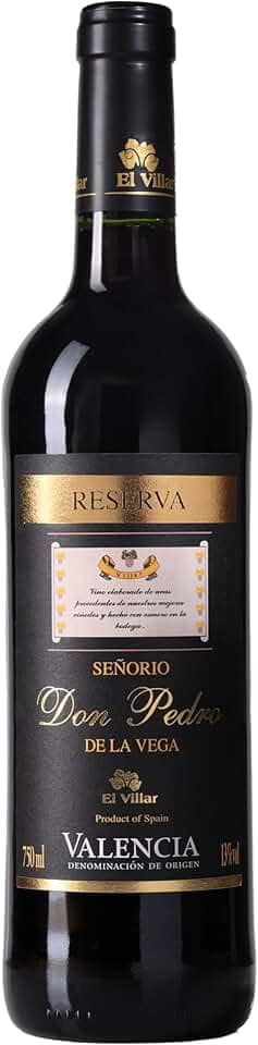 Señorio Don Pedro, Vinho tinto, Tempranillo e Garnacha, Reserva, Espanhol, El Villar, 750ml
