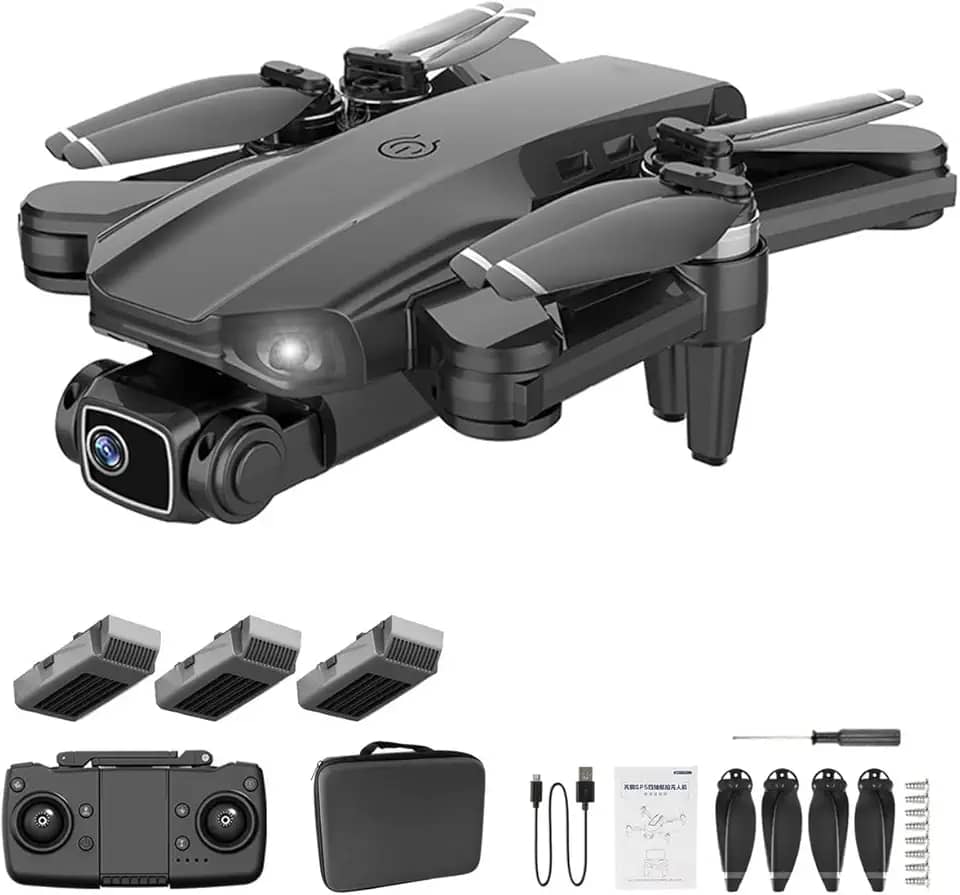 L900 Pro Gps 4K Profissional 5G Wifi Fpv Drone Brushless Motor Quadcopter Alta Definição Câmera Dupla 1,2 Km Longa Distância (2 Baterias, Bolsa de Armazenamento