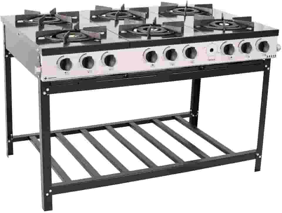 Fogao Gás Bravo 6 Bocas Br6b - Venâncio