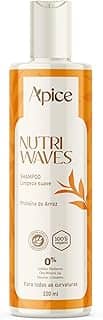 Ápice Shampoo Nutri Waves | Limpeza Suave com Nutrição para Cabelos Cacheados, Ondulados, Crespos e em Transição | 300ml
