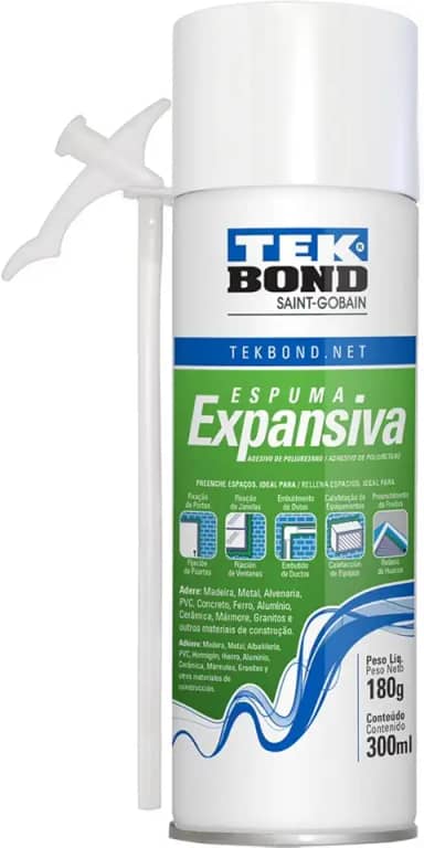 Espuma Expansiva de PU Tekbond uso geral 230g/300ml