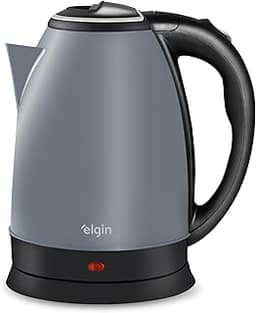Chaleira Elétrica Inox Elgin Sem fio 1,8 Litros Cinza Lunar 220V