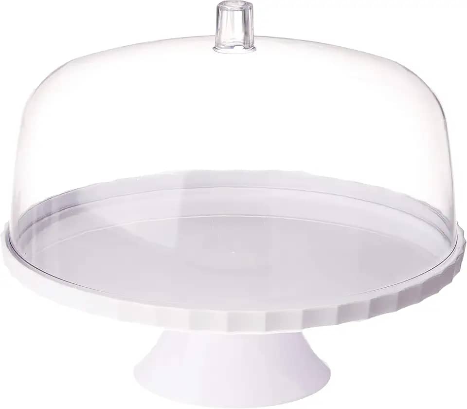 Boleira Festa 25 Cm com Pe, Ou, Bf 251 Bcf, Branco