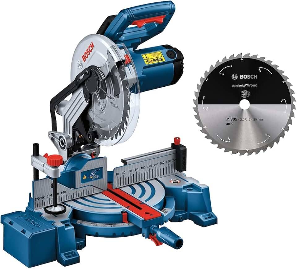 Bosch Serra meia esquadria GCM 254 + Disco Madeira 220V