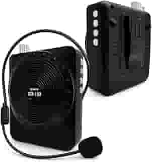 Amplificador de Voz Megafone com Microfone e Rádio Fm para Professores-SHACK