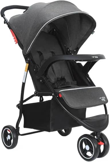 Maxi Baby Carrinho de Bebê 3 Rodas Passeio 4RIDE (Até15kg) (Cinza)