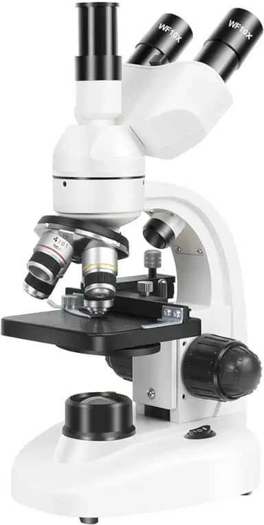 Microscopio, Microscópio, Microscopio Profissional 5000X, Kit de Eletrônico Trinocular Profissional, óptico 5000X, Biológico, Com 2X, 10X, 25X