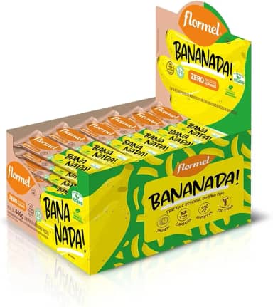 Bananada Cremosa Zero Açúcar FLORMEL -Caixa com 20 Unidades
