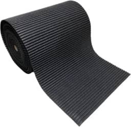 Passadeira Antiderrapante Cozinha 2 M X 65 Cm - Emborrachado (Preto 65 cm)