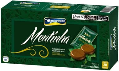 20 Pastilhas de Chocolate, Mentinha, Montevérgine