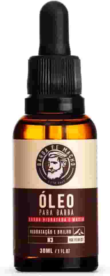 Óleo Barba Macia e Cheirosa Amadeirado 30ml - Barba de Macho