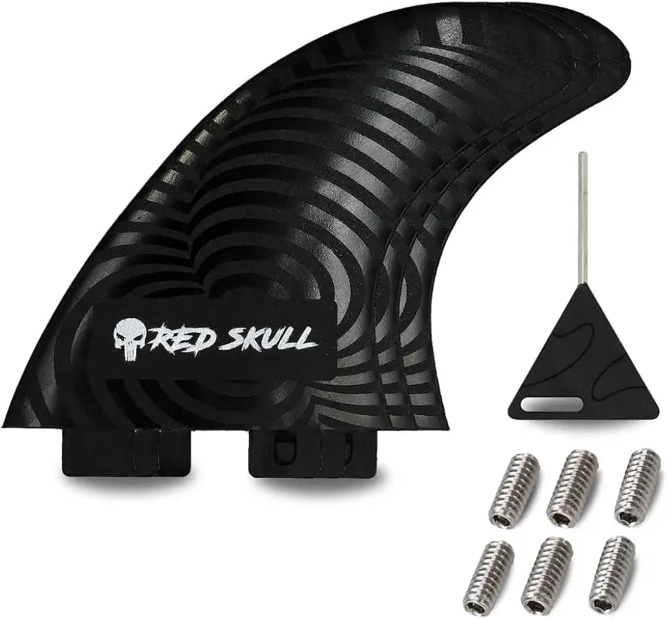 Quilhas Prancha Surf Padrão Fcs M3 Ou M5 + 6 Parafusos + Chave