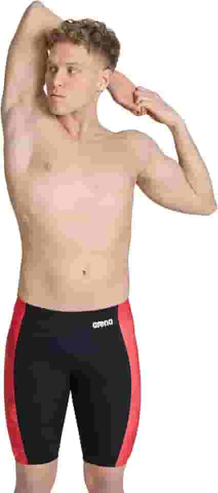 Calções de banho Arena Performance Men's Halftone Swim Jammer Athletic Swimwear Professional Swimsuit arenaMasculino