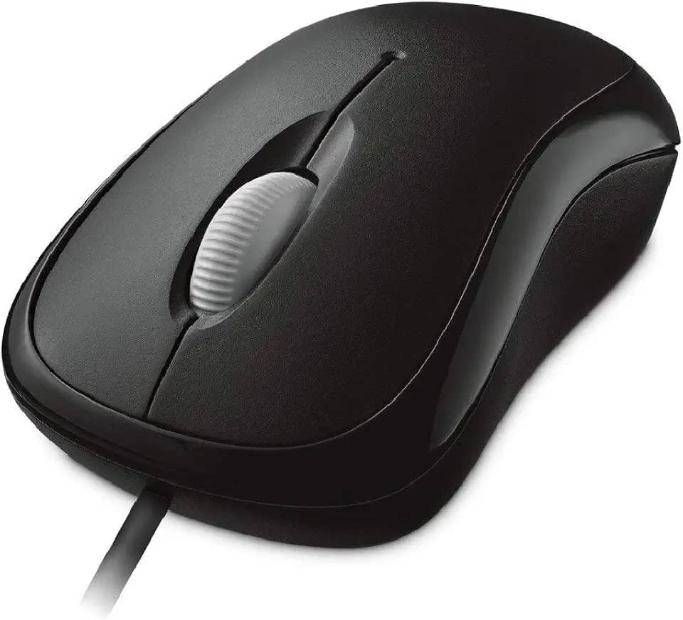 Mouse Optical Basic Com Fio Usb Preto Microsoft - P5800061
