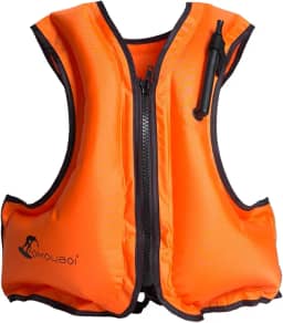 Colete de nata??o inflável adulto colete salva-vidas para mergulho com snorkel flutuante nata??o deriva surf esportes aquáticos salvamento de vidas/464