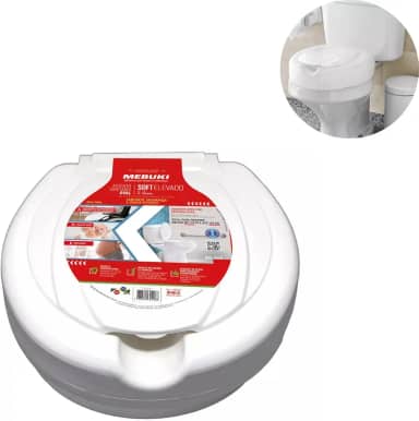 Mebuki Assento Elevado Soft Branco 7.5Cm