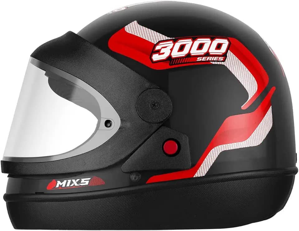 Capacete Automático MIXS New Automatic 58 Vermelho