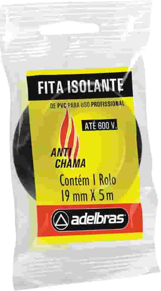 Fita Isolante Anti Chama, Adelbras 0803060007, Multicor