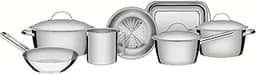 Jogo de Panelas com Fundo Triplo 7 Peça Tramontina Inox