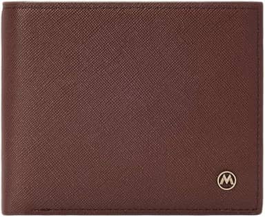 Carteira Masculina Slim De Couro Anti Roubo Compacta Portátil Para Cartões Dinheiro Com Caixa De Presentear Estilo Prática Anti-furto Proteção RFID - MANDU