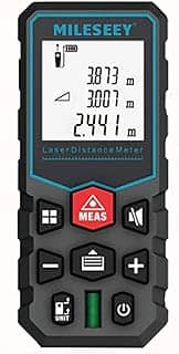 Trena Laser Digital Profissional, Fita Métrica Digital a Laser, Medidor Digital de Distância, Área, Volume, Ângulos e Nível. Modelo X5 de 40, 50, 60, 80, 100 m de Alcance (Precisão ±2 mm)