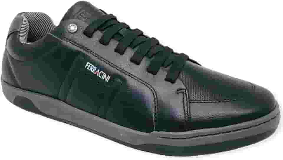 SAPATENIS MASCULINO COURO 7048-267 FERRACINI (16) - PRETO