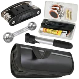 Kit Ferramentas Bicicleta Para Manutenção Bike Reparo Pneu, Bomba Encher Pneu Com Bolsa Para Armazenamento