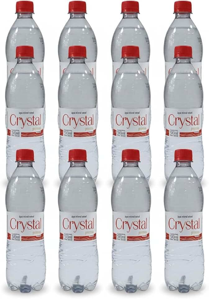 Água mineral com gás 510ml - Crystal Premium - - Fardo c/12