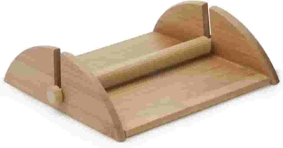 Mimo Style, Porta Guardanapo de Mesa Ecokitchen em Bambu, 21.5cm - Marrom