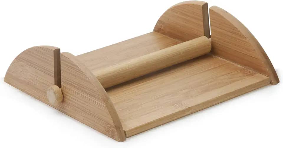 Mimo Style, Porta Guardanapo de Mesa Ecokitchen em Bambu, 21.5cm - Marrom